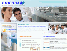 Tablet Screenshot of biochim-dz.com